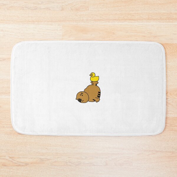 Item preview, a Cat and a Duck working out designed and sold by superbaechoo.