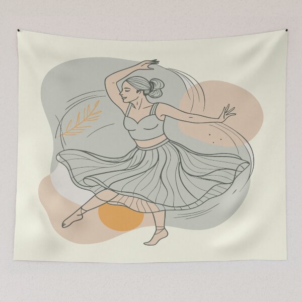 Item preview, Poised Grace - Modern Dance Art designed and sold by AgarutanPrint.