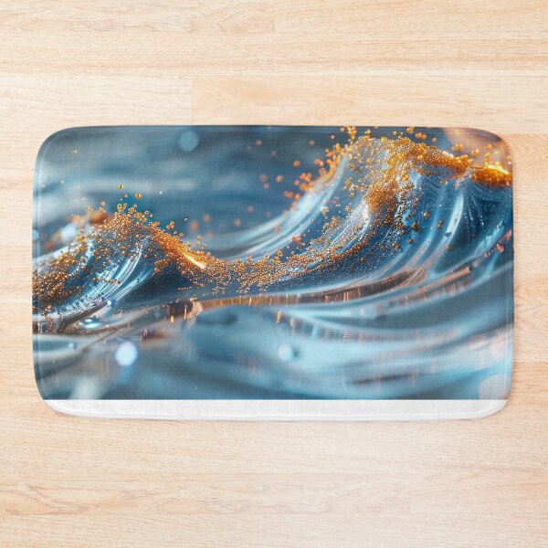 Item preview,  Gentle aqua blue waves and smooth gradients for calming and soothing backgrounds designed and sold by ArteeInnovation.