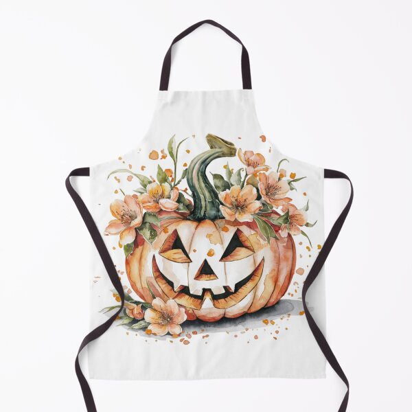 Item preview, orange flowers jack-o'-lantern designed and sold by jkrphoto.