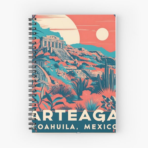 Item preview, Arteaga Coahuila Mexico Magic Town Vintage Travel Tourism  designed and sold by TravelersGems.
