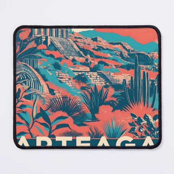 Item preview, Arteaga Coahuila Mexico Magic Town Vintage Travel Tourism  designed and sold by TravelersGems.