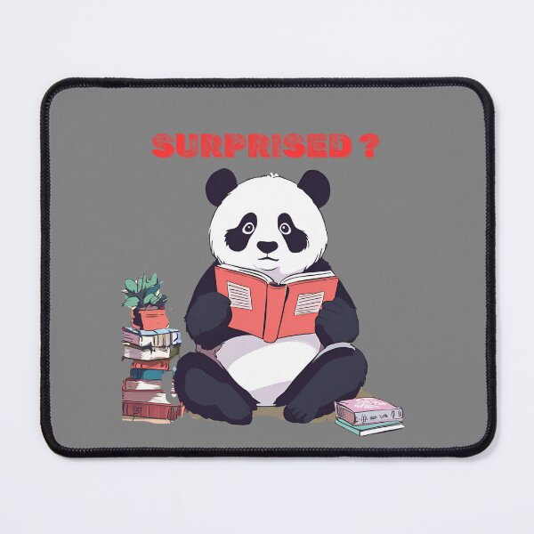 Item preview, Panda with books - Surprised designed and sold by agamilion.