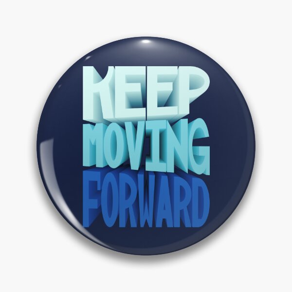 Item preview, 'KEEP MOVING FORWARD' 3D typography designed and sold by trepiu.