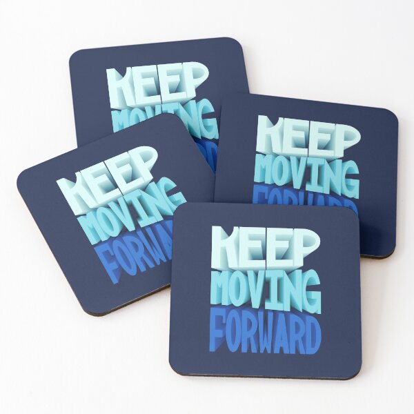 Item preview, 'KEEP MOVING FORWARD' 3D typography designed and sold by trepiu.