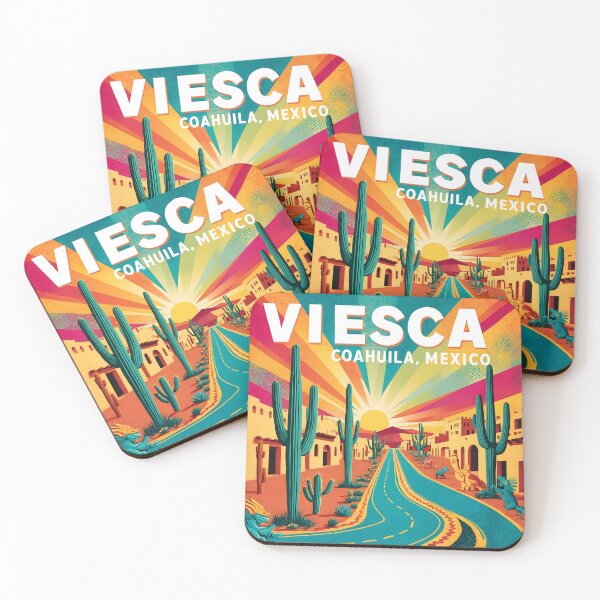 Item preview, Viesca Coahuila Magic Town Vintage Watercolor Travel Tourism Poster  designed and sold by TravelersGems.