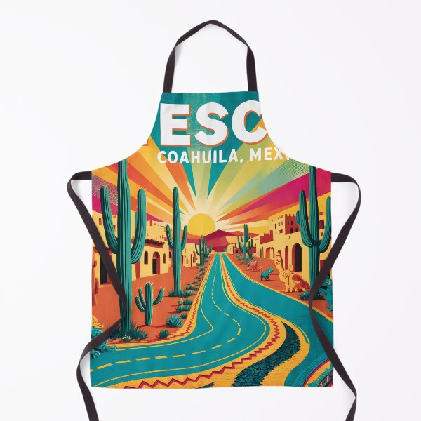 Item preview, Viesca Coahuila Magic Town Vintage Watercolor Travel Tourism Poster  designed and sold by TravelersGems.