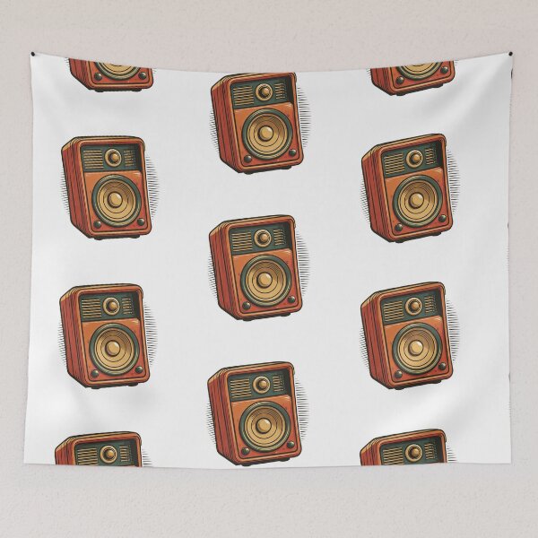 Item preview, Vintage Speaker Orange Noise designed and sold by kapsell.