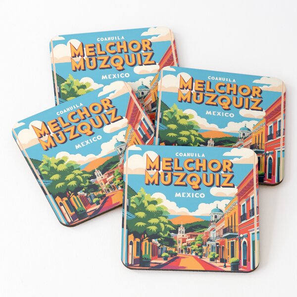 Item preview, Melchor Muzquiz Coahuila Mexico Magic Town Vintage Travel Tourism designed and sold by TravelersGems.