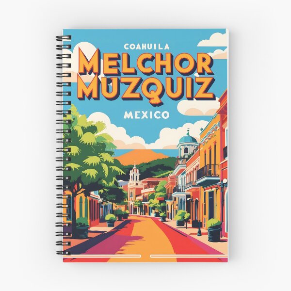Item preview, Melchor Muzquiz Coahuila Mexico Magic Town Vintage Travel Tourism designed and sold by TravelersGems.