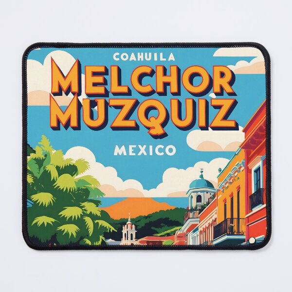 Item preview, Melchor Muzquiz Coahuila Mexico Magic Town Vintage Travel Tourism designed and sold by TravelersGems.