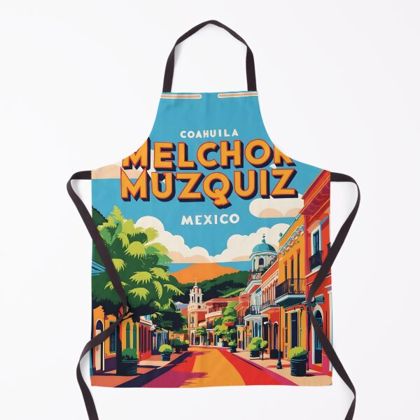 Item preview, Melchor Muzquiz Coahuila Mexico Magic Town Vintage Travel Tourism designed and sold by TravelersGems.