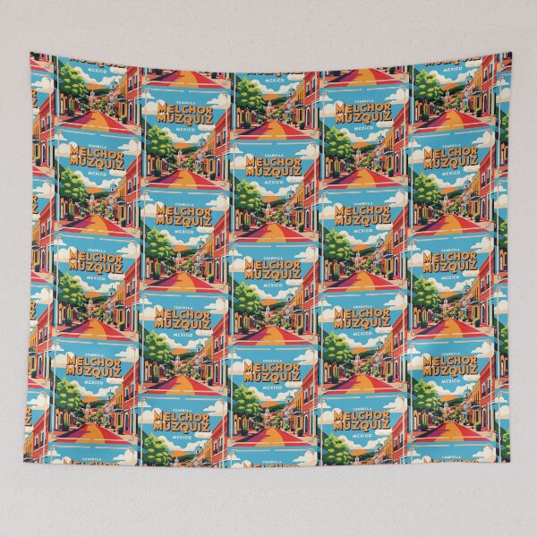 Item preview, Melchor Muzquiz Coahuila Mexico Magic Town Vintage Travel Tourism designed and sold by TravelersGems.
