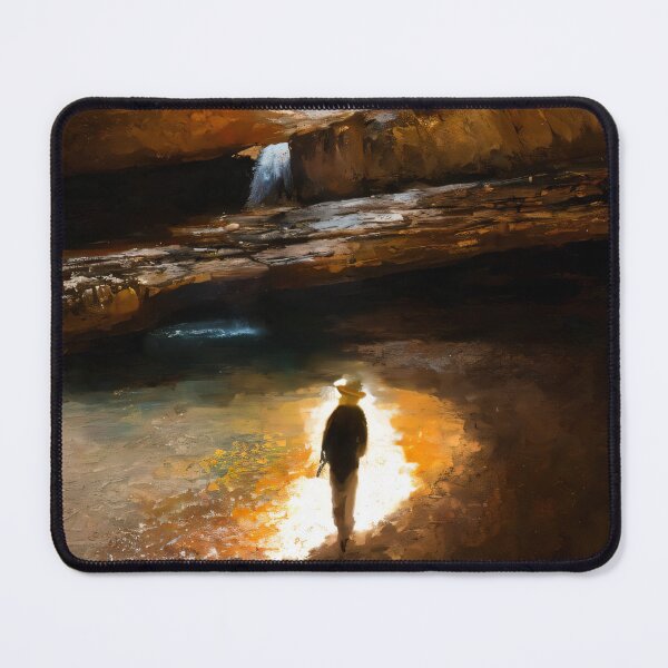 Item preview, Amber Reflection in a Cavern designed and sold by Delemore Art.