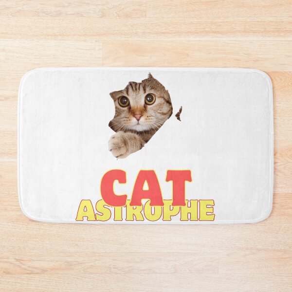 Item preview, Cat Astrophe - Cat in Hole with Fun Design and 3D Effect designed and sold by tuschollos.
