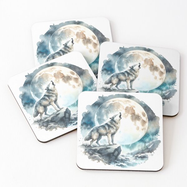 Item preview, Wolf Howling designed and sold by RubisLeaf.