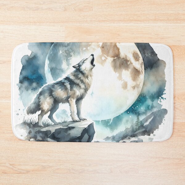 Item preview, Wolf Howling designed and sold by RubisLeaf.