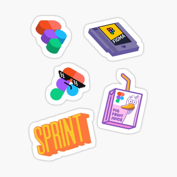 Item preview, Figma Pack 4 - UX Designer | Product Designer | UI Designer Stickers designed and sold by PoshPixel.