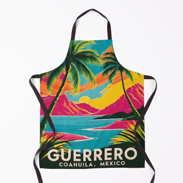 Item preview, Guerrero Coahuila Mexico Magic Town Vintage Travel Tourism designed and sold by TravelersGems.