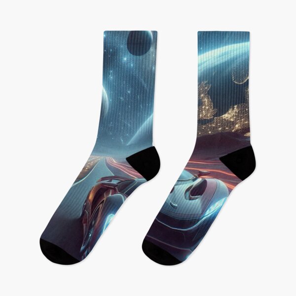 Item preview, Futuristic Car Race In Space. designed and sold by IrsathThaslima.