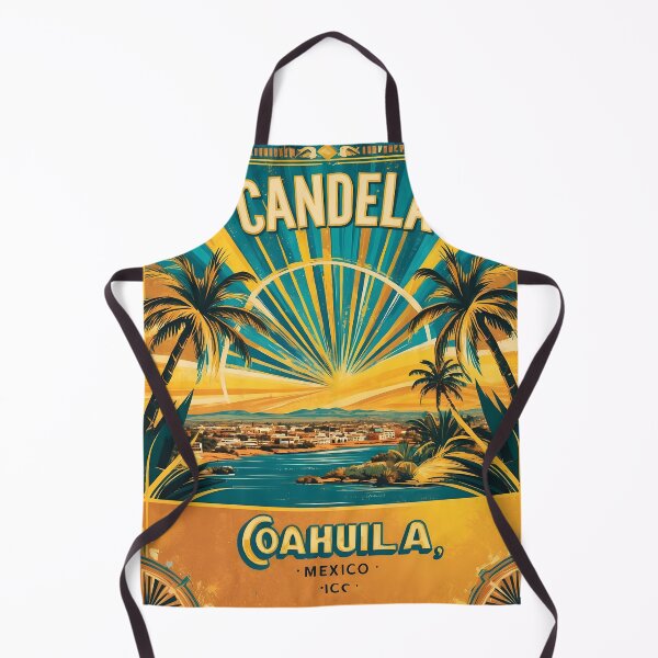 Item preview, Candela Coahuila Magic Town Vintage Watercolor Travel Tourism Poster  designed and sold by TravelersGems.
