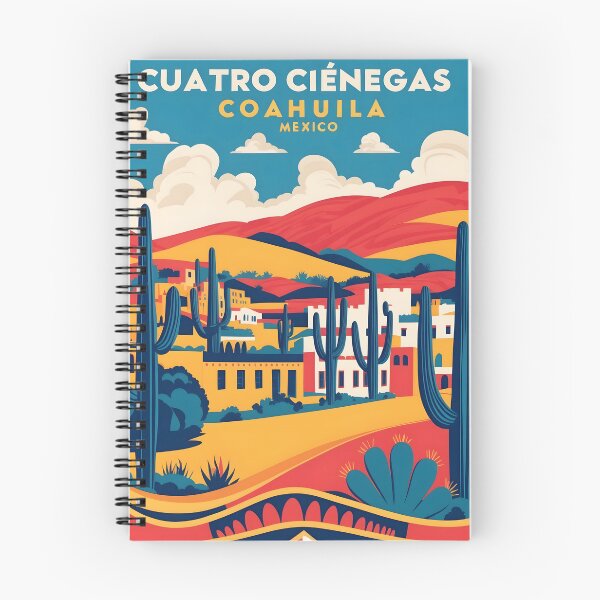 Item preview, Cuatro Cienegas Coahuila Mexico Magic Town Vintage Travel Tourism designed and sold by TravelersGems.