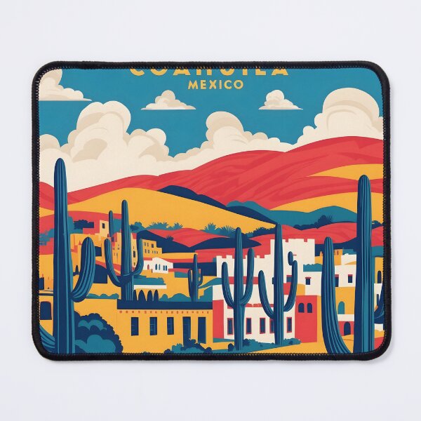 Item preview, Cuatro Cienegas Coahuila Mexico Magic Town Vintage Travel Tourism designed and sold by TravelersGems.