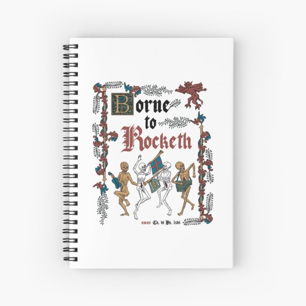 Item preview, Born to Rock Medieval Style - Vintage English Manuscript designed and sold by Nemons.
