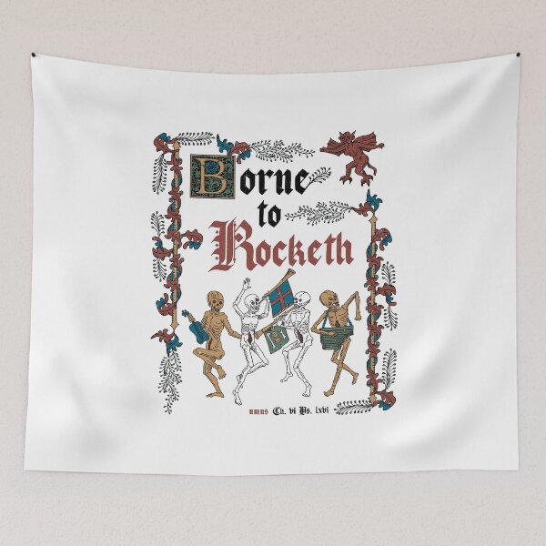 Item preview, Born to Rock Medieval Style - Vintage English Manuscript designed and sold by Nemons.