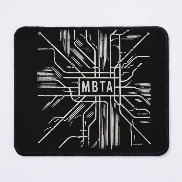 Item preview, A striking illustration of the MBTA map designed and sold by MRFEZOO2030.