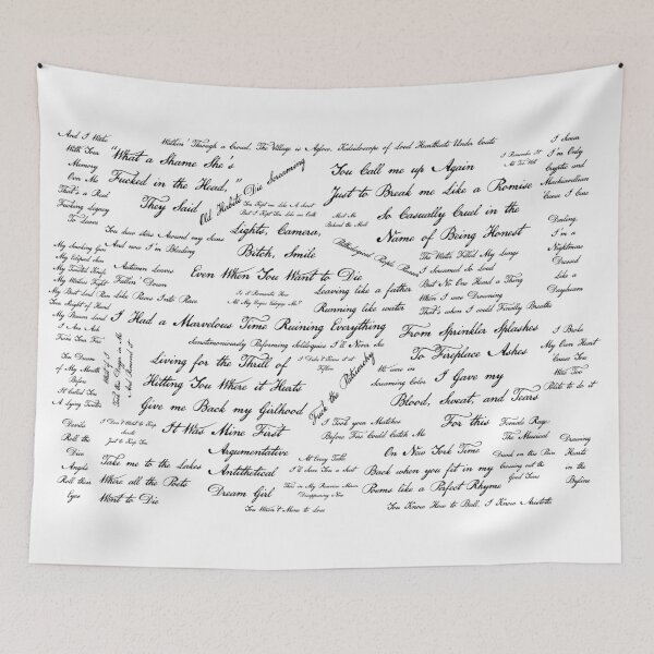 Item preview,  Taylor Swift Tortured Poets Eras Tour Dress Lyrics designed and sold by Karma is a Queen.