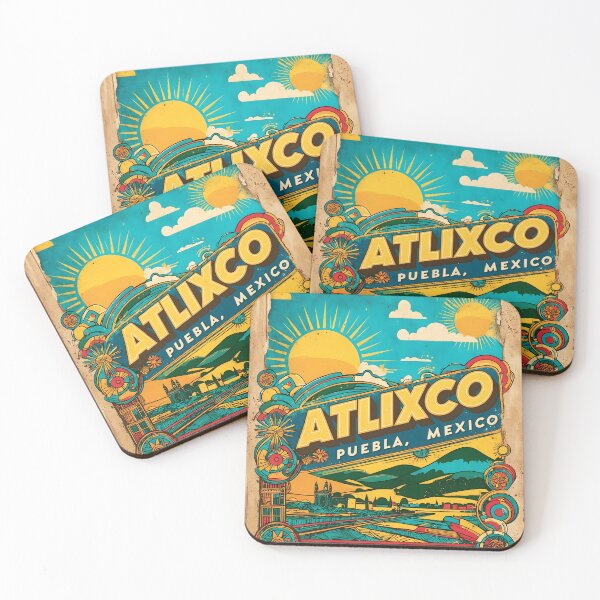 Item preview, Atlixco Puebla Mexico Magic Town Vintage Travel Tourism designed and sold by TravelersGems.