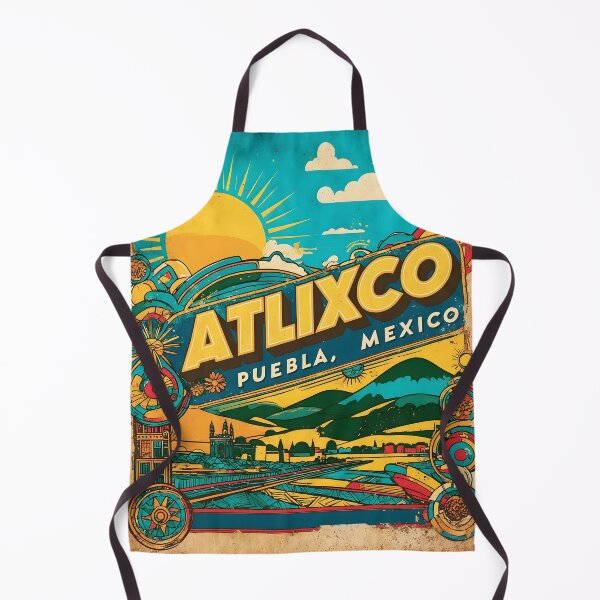 Item preview, Atlixco Puebla Mexico Magic Town Vintage Travel Tourism designed and sold by TravelersGems.