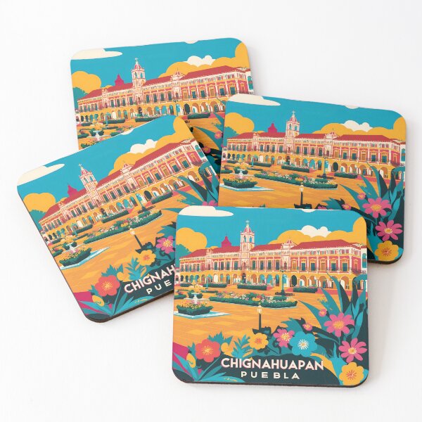 Item preview, Chignahuapan Puebla Mexico Magic Town Vintage Travel Tourism designed and sold by TravelersGems.