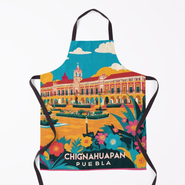Item preview, Chignahuapan Puebla Mexico Magic Town Vintage Travel Tourism designed and sold by TravelersGems.
