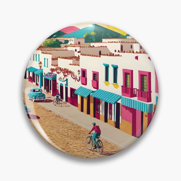 Item preview, Tetela de Ocampo Puebla Mexico Magic Town Vintage Travel Tourism designed and sold by TravelersGems.