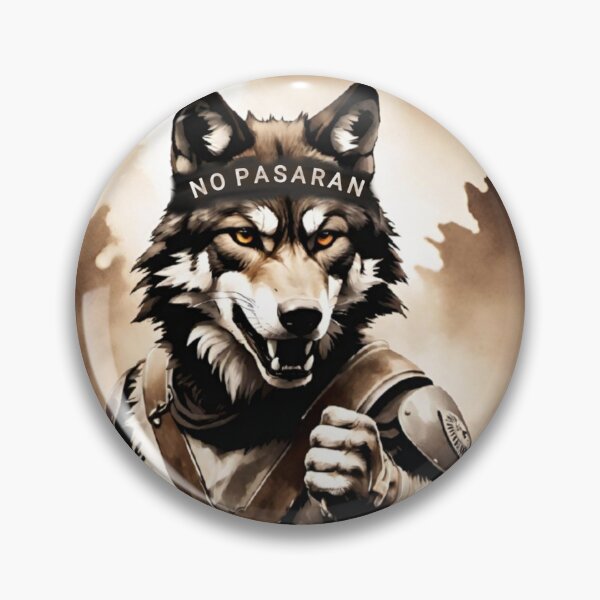 Item preview, " No pasaran " wolf designed and sold by django727.