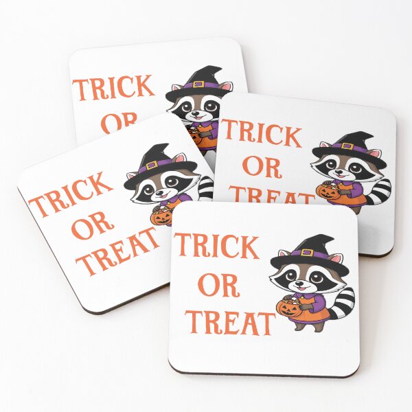 Item preview, Cute Raccoon Halloween Trick-or-Treating Bucket #1 designed and sold by Sensepiphoria.