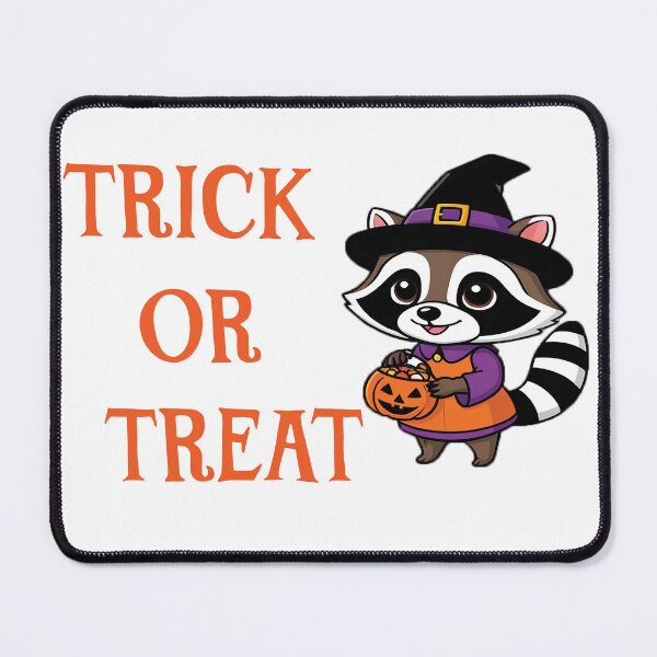 Item preview, Cute Raccoon Halloween Trick-or-Treating Bucket #1 designed and sold by Sensepiphoria.