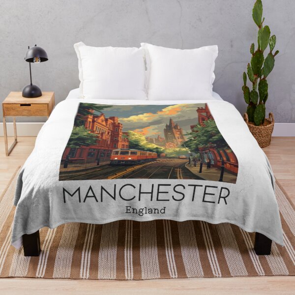 Item preview, A Vintage Travel Art of Manchester - Engand designed and sold by GoodOldVintage.