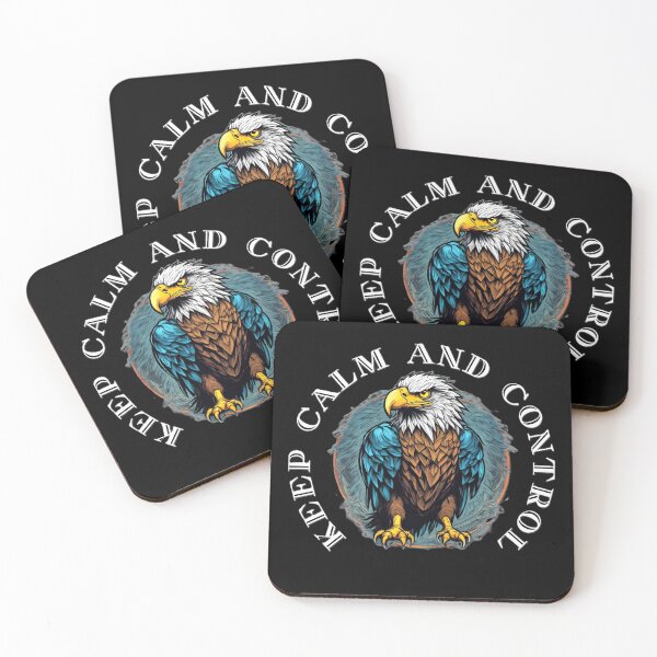 Item preview, Cool Eagle - Keep calm and control. designed and sold by DaveBlack81.