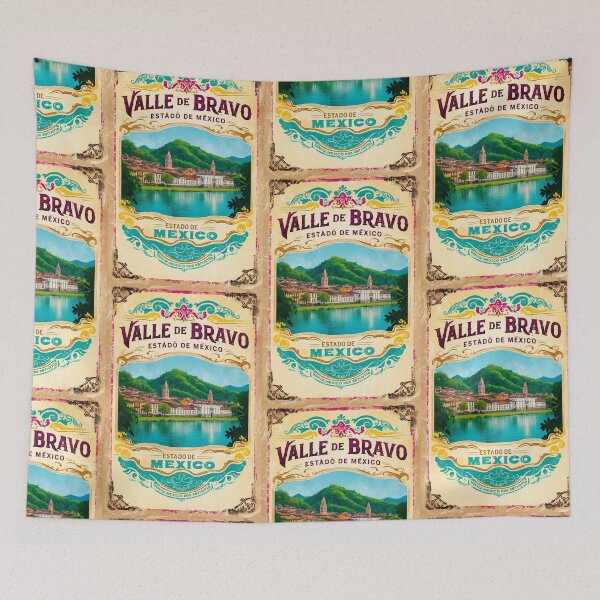 Item preview, Valle de Bravo Estado de Mexico Mexico Magic Town Postcard Vintage Travel designed and sold by TravelPostcardGems.