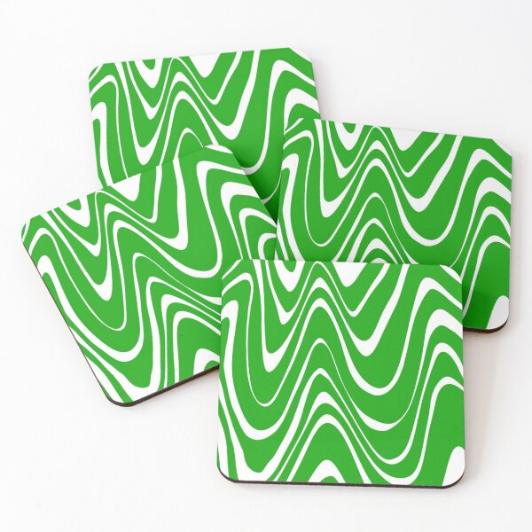 Item preview, Trendy Green and White Abstract Marble Pattern designed and sold by Vintage Eclectic Visuals.