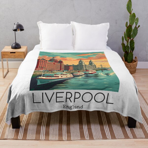 Item preview, A Vintage Travel Art of Liverpool - Engand designed and sold by GoodOldVintage.