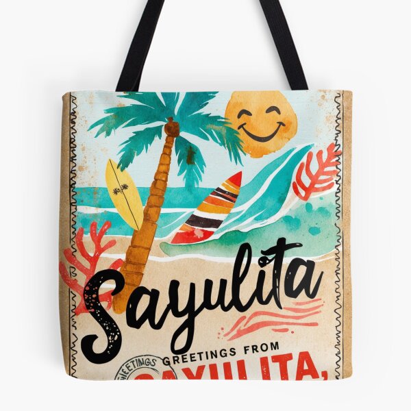Artikelvorschau, Sayulita Nayarit Mexiko Magische Stadt Postkarte Vintage Reise entworfen und verkauft von TravelPostcardGems.