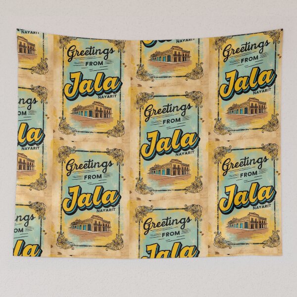 Item preview, Jala Nayarit Mexico Magic Town Postcard Vintage Travel designed and sold by TravelPostcardGems.