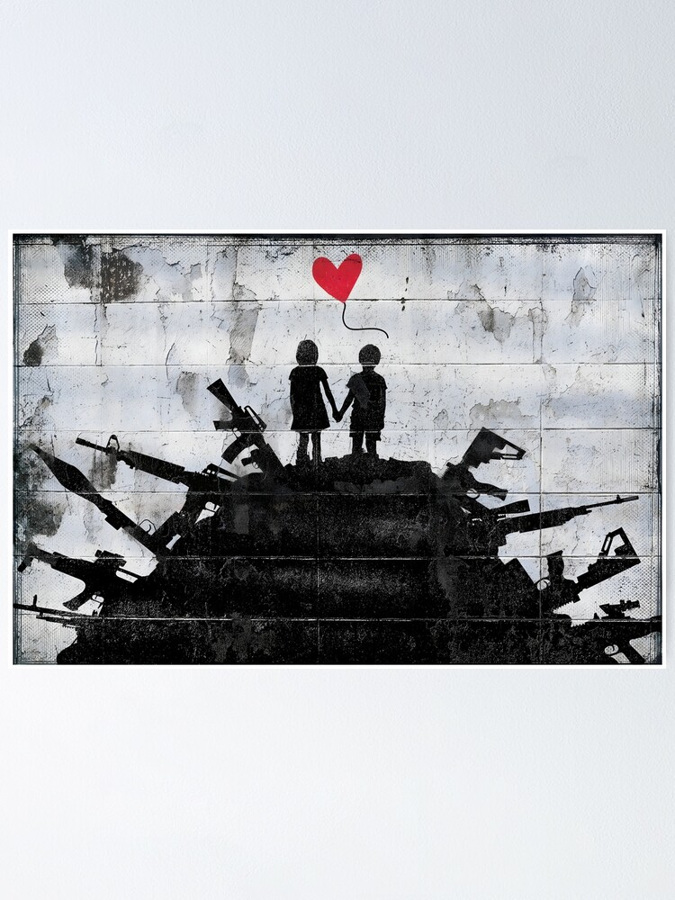 Banksy - Love Amidst War