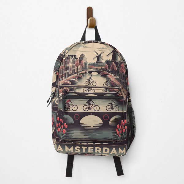 Item preview, Vintage Travel Amsterdam Poster designed and sold by TravelerRat.