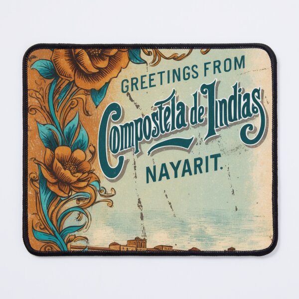 Item preview, Compostela de Indias Nayarit Mexico Magic Town Postcard Vintage Travel designed and sold by TravelPostcardGems.