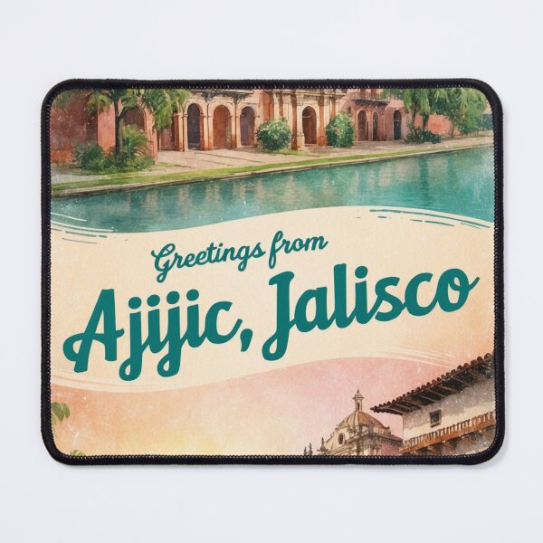 Item preview, Ajijic Jalisco Mexico Magic Town Postcard Vintage Travel designed and sold by TravelPostcardGems.